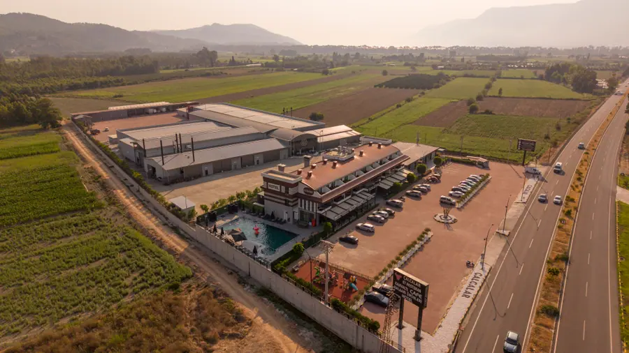 Çalcalar Suite Otel ve Gökova çevresinin havadan geniş görünümü